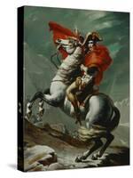 Napoleon (1769-1821) Crossing the Saint Bernhard Pass, 1801/2-Jacques-Louis David-Stretched Canvas