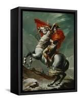 Napoleon (1769-1821) Crossing the Saint Bernhard Pass, 1801/2-Jacques-Louis David-Framed Stretched Canvas