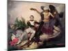 Napoleon (1769-1821) Crowned by Time, Before 1833-Jean Baptiste Mauzaisse-Mounted Giclee Print