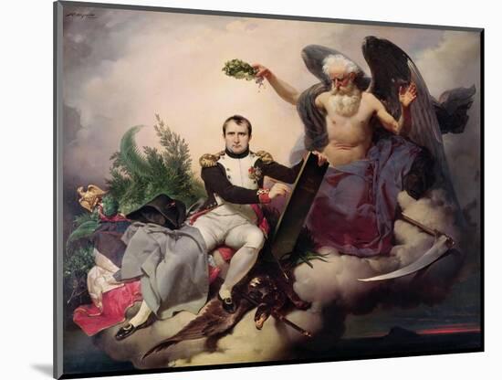 Napoleon (1769-1821) Crowned by Time, Before 1833-Jean Baptiste Mauzaisse-Mounted Giclee Print