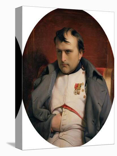 Napoleon (1769-1821) in Fontainebleau, 1846-Hippolyte Delaroche-Stretched Canvas