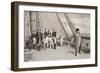 Napoleon (1769-1821) on Board the Bellerophon-English School-Framed Giclee Print