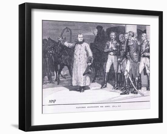 Napoleon Abandoning His Army-Henry Marriott Paget-Framed Giclee Print