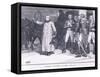 Napoleon Abandoning His Army-Henry Marriott Paget-Framed Stretched Canvas