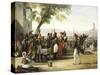 Napoleon after Battle of Wagram-Francesco Hayez-Stretched Canvas