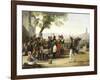 Napoleon after Battle of Wagram-Francesco Hayez-Framed Giclee Print