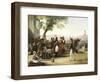 Napoleon after Battle of Wagram-Francesco Hayez-Framed Giclee Print