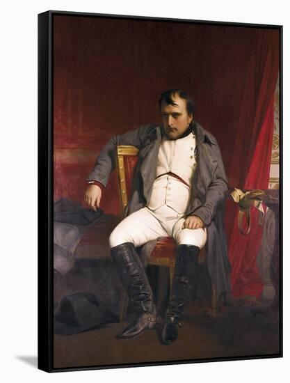 Napoleon after His Abdication-Hippolyte Delaroche-Framed Stretched Canvas