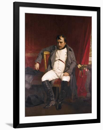 Napoleon after His Abdication-Hippolyte Delaroche-Framed Art Print