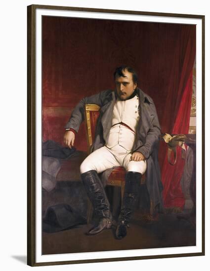 Napoleon after His Abdication-Hippolyte Delaroche-Framed Premium Giclee Print