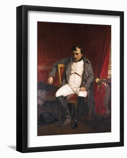 Napoleon after His Abdication-Hippolyte Delaroche-Framed Art Print