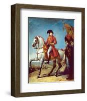 Napoleon after the Battle of Marengo-null-Framed Art Print