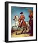 Napoleon after the Battle of Marengo-null-Framed Art Print