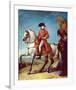 Napoleon after the Battle of Marengo-null-Framed Art Print