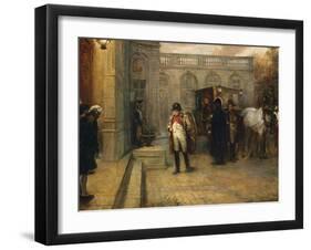 Napoleon After Waterloo-Robert Alexander Hillingford-Framed Giclee Print