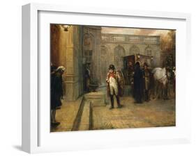 Napoleon After Waterloo-Robert Alexander Hillingford-Framed Giclee Print