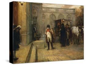 Napoleon After Waterloo-Robert Alexander Hillingford-Stretched Canvas