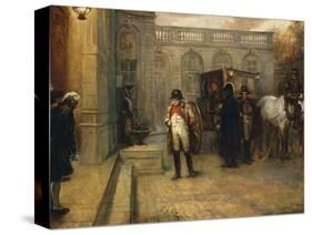 Napoleon After Waterloo-Robert Alexander Hillingford-Stretched Canvas