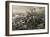 Napoleon and Army Fighting Battle-null-Framed Giclee Print