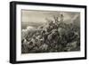 Napoleon and Army Fighting Battle-null-Framed Giclee Print