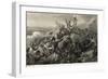 Napoleon and Army Fighting Battle-null-Framed Giclee Print