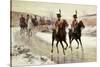 Napoleon and his Escort-Jan Chelminski-Stretched Canvas