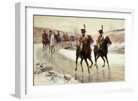 Napoleon and his Escort-Jan Chelminski-Framed Giclee Print