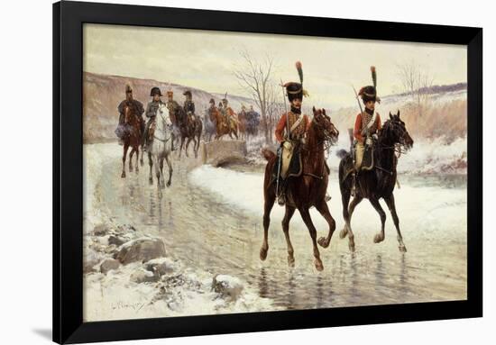 Napoleon and his Escort-Jan Chelminski-Framed Giclee Print