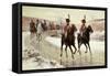 Napoleon and His Escort-Jan Van Chelminski-Framed Stretched Canvas