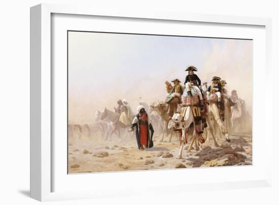 Napoleon and His General Staff-Jean Leon Gerome-Framed Giclee Print