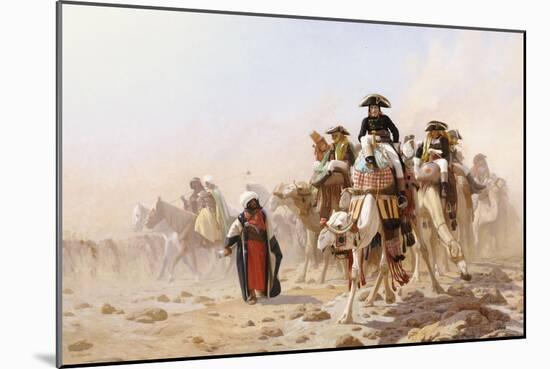 Napoleon and His General Staff-Jean Leon Gerome-Mounted Giclee Print