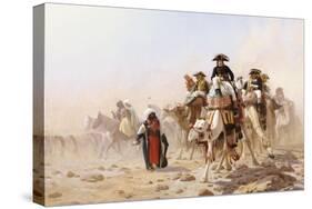 Napoleon and His General Staff-Jean Leon Gerome-Stretched Canvas