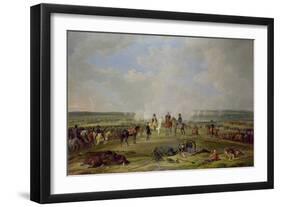 Napoleon and His Troops at Beshenkovichi, 24th July, 1812-Albrecht Adam-Framed Giclee Print