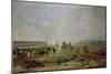 Napoleon and His Troops at Beshenkovichi, 24th July, 1812-Albrecht Adam-Mounted Giclee Print