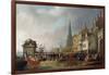 Napoleon and Josephine Enter Antwerp-Mathieu Ignace van Bree-Framed Giclee Print