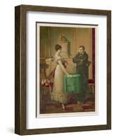 Napoleon and Lenormand-null-Framed Art Print