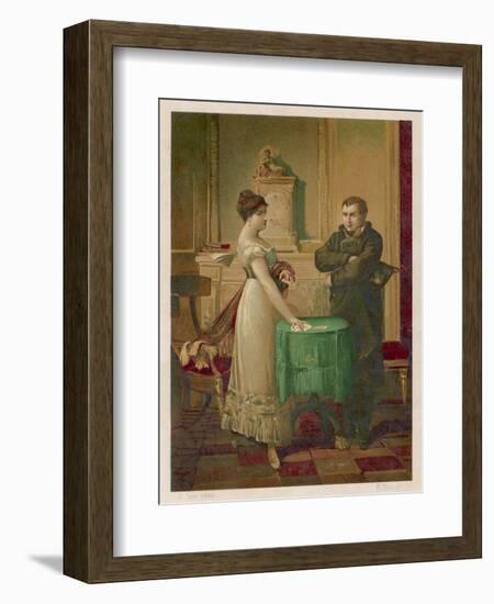 Napoleon and Lenormand-null-Framed Art Print
