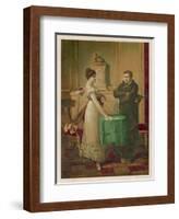 Napoleon and Lenormand-null-Framed Art Print