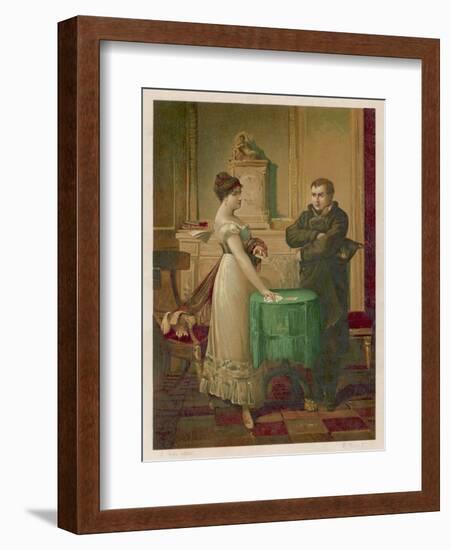 Napoleon and Lenormand-null-Framed Art Print