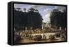 Napoleon and Marie Louise at the Tuileries-Etienne-barthelemy Garnier-Framed Stretched Canvas