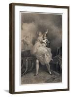 Napoleon and Marie Louise Escaping from the Fire-Stefano Bianchetti-Framed Giclee Print