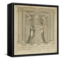 Napoleon and Marie Louise, the Covenant of Marriage-null-Framed Stretched Canvas