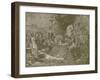 Napoleon and Marshal Lannes at Essling-null-Framed Giclee Print