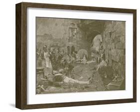 Napoleon and Marshal Lannes at Essling-null-Framed Giclee Print