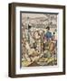 Napoleon and Marshal Ney at the Battle of Jena, October 1806-Jean-Charles Pellerin-Framed Giclee Print