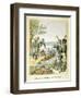 Napoleon and Massena on the Island of Lobau, May 1809-null-Framed Giclee Print