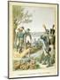 Napoleon and Massena on the Island of Lobau, May 1809-null-Mounted Giclee Print