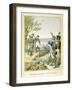 Napoleon and Massena on the Island of Lobau, May 1809-null-Framed Giclee Print