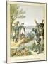 Napoleon and Massena on the Island of Lobau, May 1809-null-Mounted Giclee Print