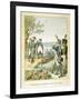 Napoleon and Massena on the Island of Lobau, May 1809-null-Framed Giclee Print